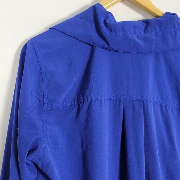Soft Surroundings Women's Loretta Tunic Top in Electric Blue Long Sleeve Size M - Picture 6 of 13